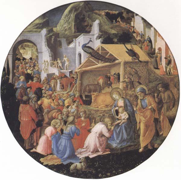 Sandro Botticelli Filippo Lippi,Adoration of the Magi Germany oil painting art